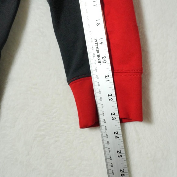 LRL Lauren Ralph Lauren Jacket Women's Size 1X Red Black Full Zip Running Active - Picture 9 of 10